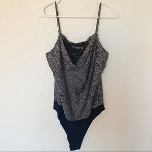 NWT Wayf black and white bodysuit